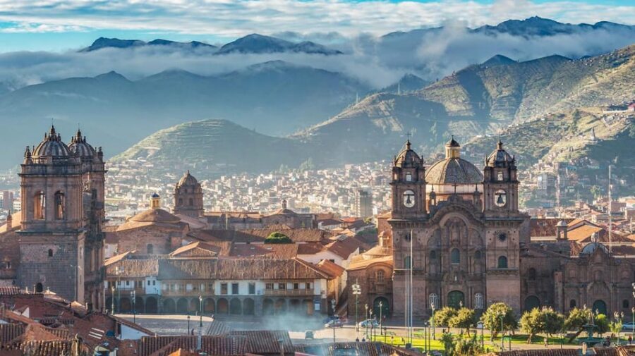 TRIP FROM PUNO TO CUSCO WITH THE ROUTE OF THE SUN - Raqchi Archaeological Park: Wiracocha, colcas, and stone-and-adobe scale